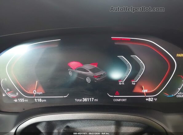WBA73AP01NCK70844 2022 BMW 4 SERIES Dark Blue Вид задніх сидінь