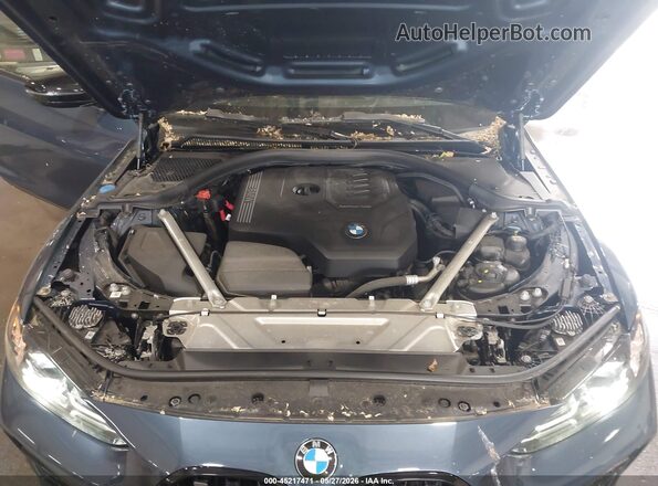 WBA73AP01NCK70844 2022 BMW 4 SERIES Dark Blue Вид ззаду