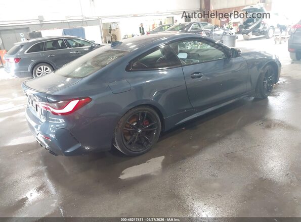 WBA73AP01NCK70844 2022 BMW 4 SERIES Dark Blue Задня права чверть