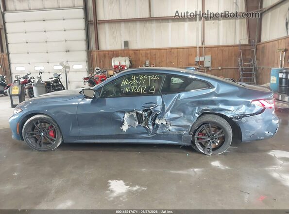 WBA73AP01NCK70844 2022 BMW 4 SERIES Dark Blue Вид спереду