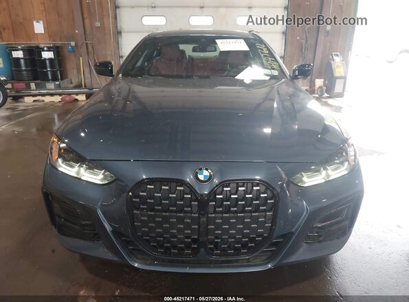 WBA73AP01NCK70844 2022 BMW 4 SERIES Dark Blue Вид щитка приладів
