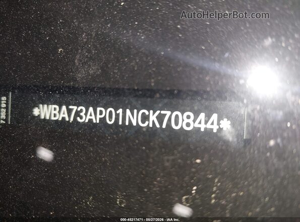 WBA73AP01NCK70844 2022 BMW 4 SERIES Dark Blue Вид підкапотного простору