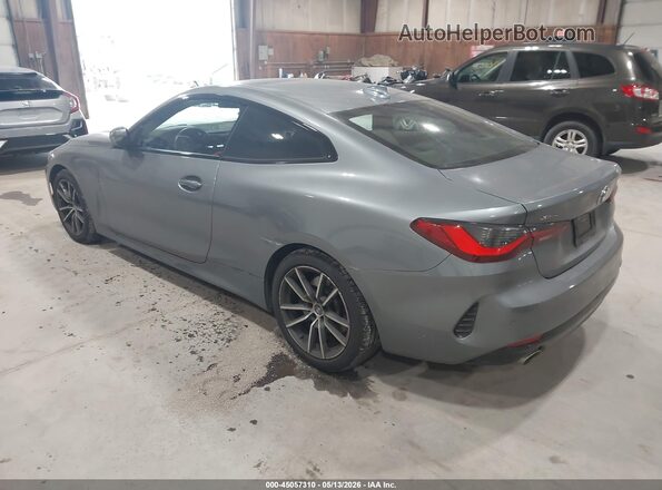 WBA73AP02MCG97144 2021 BMW 4 SERIES Gray Задня ліва чверть