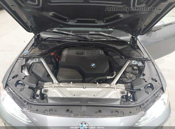 WBA73AP02MCG97144 2021 BMW 4 SERIES Gray Вид ззаду