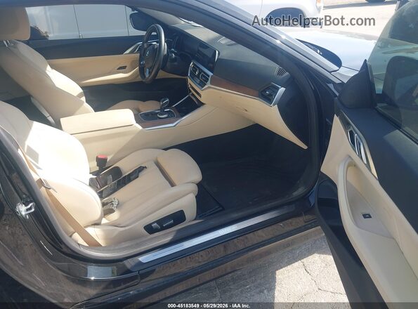 WBA73AP03MCH02402 2021 BMW 4 SERIES Черный Вид салона спереди