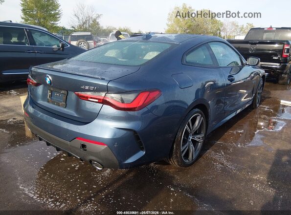 WBA73AP06RCR98066 2024 BMW 4 SERIES Blue Trasero derecho