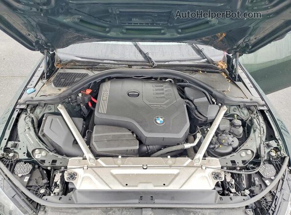 WBA73AV00PFN36231 2023 BMW 4 SERIES Green Widok wnętrza z tyłu