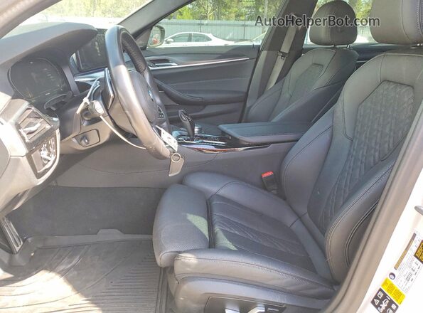 WBA73BJ03PWY05804 2023 BMW 5 SERIES White Вид салону спереду