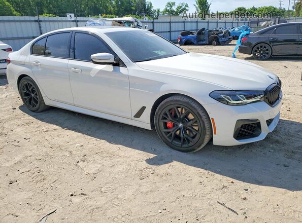 WBA73BJ03PWY05804 2023 BMW 5 SERIES White Передня права чверть