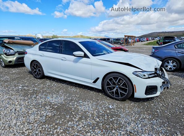 WBA73BJ05MCH33682 2021 BMW 5 SERIES White წინა მარჯვენა