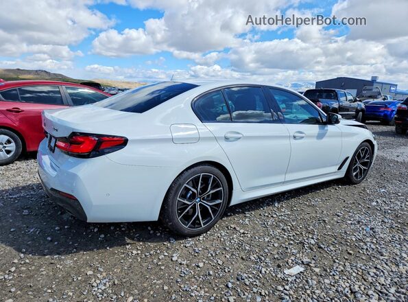 WBA73BJ05MCH33682 2021 BMW 5 SERIES White უკანა მარჯვენა