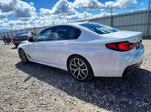 WBA73BJ05MCH33682 2021 BMW 5 SERIES White უკანა მარცხენა