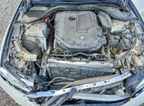 WBA73BJ05MCH33682 2021 BMW 5 SERIES White უკანა სალონის ხედი