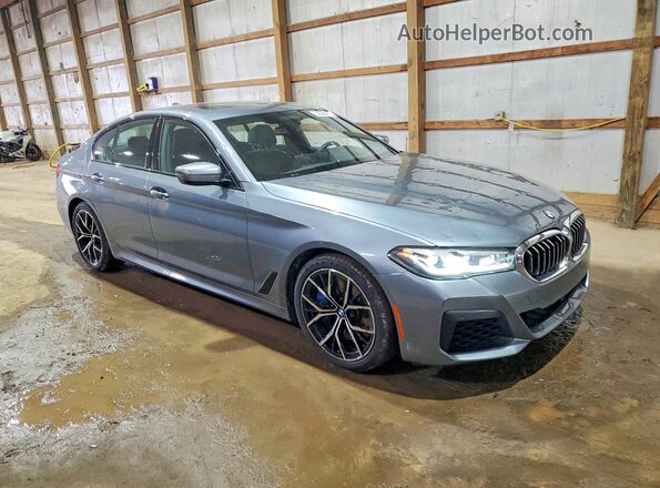 WBA73BJ0XNWX57490 2022 BMW 5 SERIES Gray Առջևի աջ