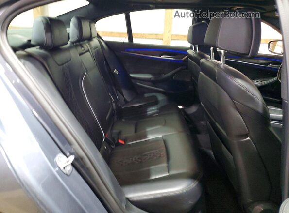 WBA73BJ0XNWX57490 2022 BMW 5 SERIES Gray Հետևի նստատեղերի տեսք
