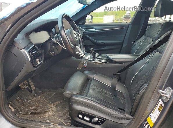 WBA73BJ0XNWX57490 2022 BMW 5 SERIES Gray Սալոնի դիմացի տեսք
