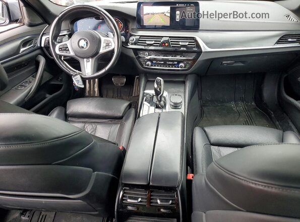 WBA73BJ0XNWX57490 2022 BMW 5 SERIES Gray Առջևի վահանակի տեսք