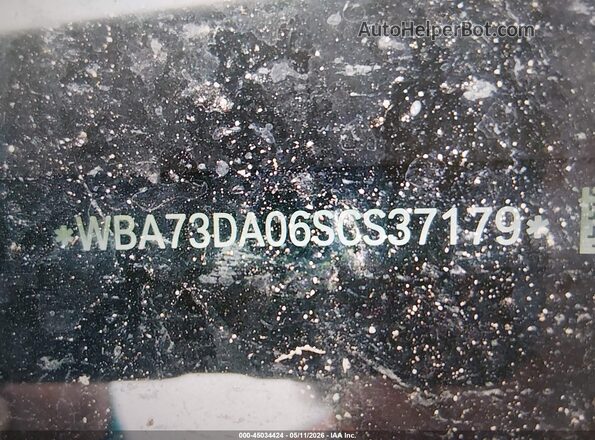 WBA73DA06SCS37179 2025 BMW M4 Blue Engine compartment view