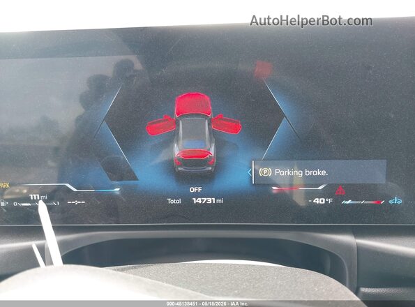 WBA73DB06SCU16451 2025 BMW M4 Black Vista de los asientos traseros