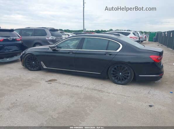 WBA7E2C50GG503948 2016 BMW 7 SERIES Black Widok wnętrza 360 stopni