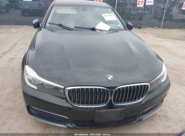 WBA7E2C50GG503948 2016 BMW 7 SERIES Black Widok zestawu wskaźników