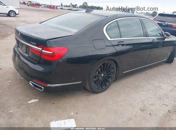 WBA7E2C50GG503948 2016 BMW 7 SERIES Black Tył prawy