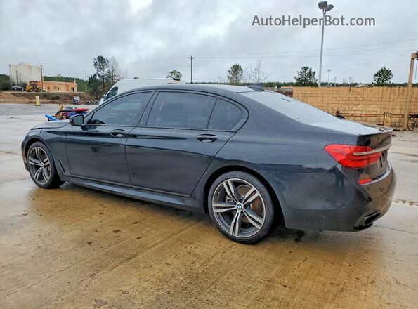 WBA7E2C50KB218298 2019 BMW 7 SERIES Black Tył lewy