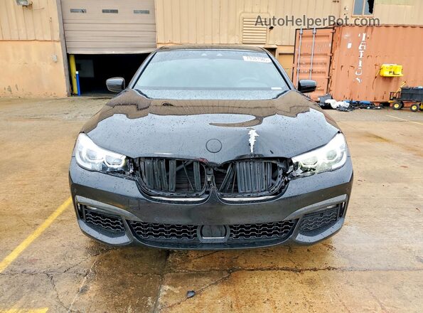WBA7E2C50KB218298 2019 BMW 7 SERIES Black Widok z przodu