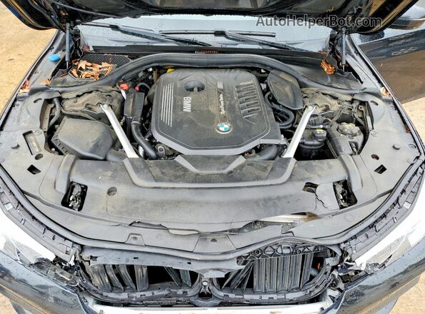 WBA7E2C50KB218298 2019 BMW 7 SERIES Black Widok wnętrza z tyłu