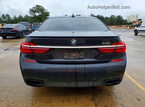 WBA7E2C50KB218298 2019 BMW 7 SERIES Black Widok z tyłu