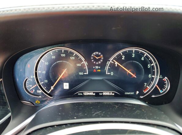 WBA7E2C50KB218298 2019 BMW 7 SERIES Black Widok zestawu wskaźników