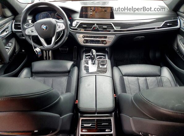 WBA7E2C50KB218298 2019 BMW 7 SERIES Black Widok deski rozdzielczej