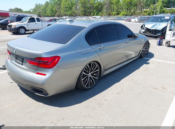 WBA7E2C52KB217251 2019 BMW 7 SERIES Silver Tył prawy