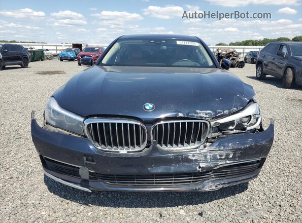 WBA7E2C53JG742224 2018 BMW 7 SERIES Blue წინა ხედი