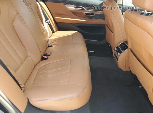 WBA7E2C53JG742224 2018 BMW 7 SERIES Blue უკანა სავარძლების ხედი