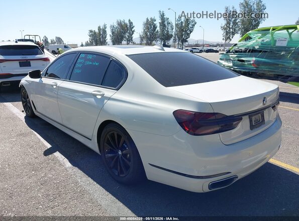 WBA7E2C54KB216716 2019 BMW 7 SERIES White Trasero izquierdo