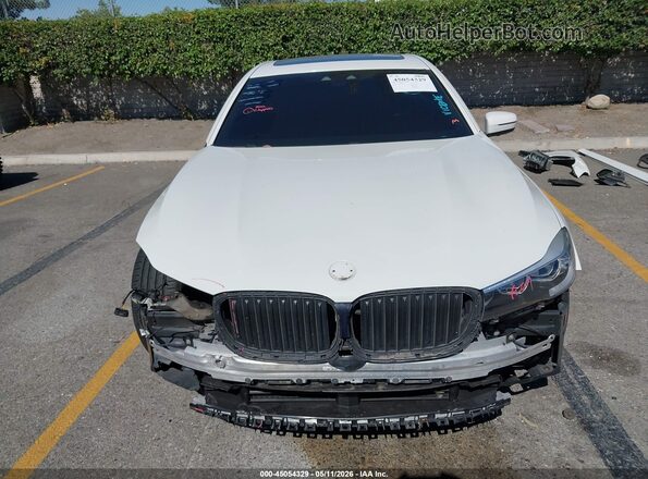 WBA7E2C54KB216716 2019 BMW 7 SERIES White Vista interior trasera