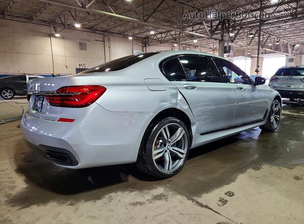 WBA7E2C56KB217513 2019 BMW 7 SERIES Silver Հետևի աջ