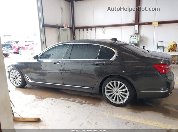 WBA7E2C57GG503848 2016 BMW 7 SERIES Черный Панорамный вид салона 360°