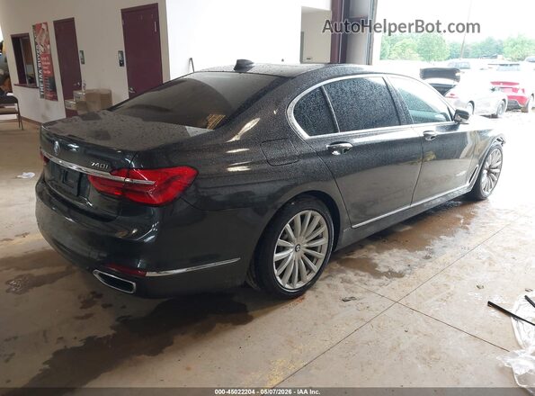 WBA7E2C57GG503848 2016 BMW 7 SERIES Черный Задняя правая четверть
