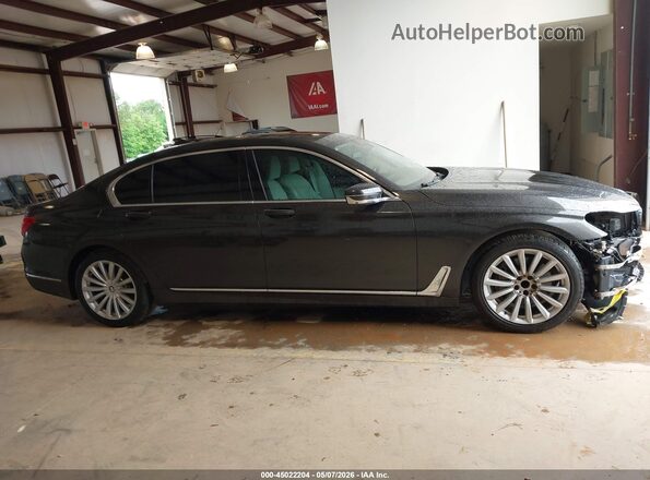 WBA7E2C57GG503848 2016 BMW 7 SERIES Черный Вид задней части салона
