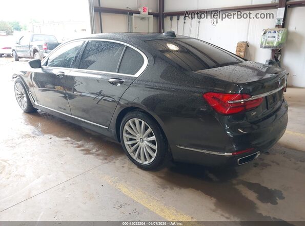 WBA7E2C57GG503848 2016 BMW 7 SERIES Черный Задняя левая четверть