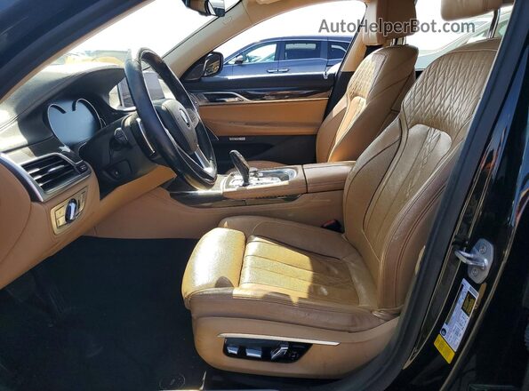 WBA7E2C5XGG547536 2016 BMW OTHER Black Widok wnętrza z przodu