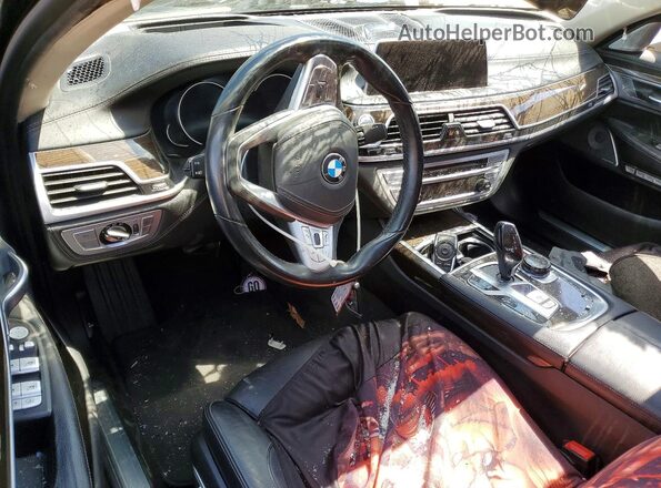 WBA7E4C51HGU99082 2017 BMW 7 SERIES Black Vista del salpicadero