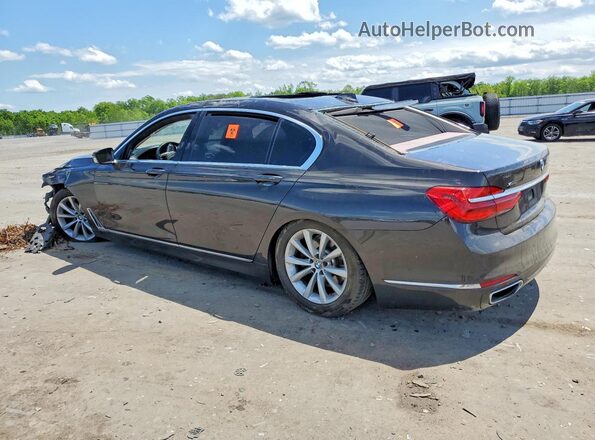 WBA7E4C51HGU99082 2017 BMW 7 SERIES Black Trasero izquierdo