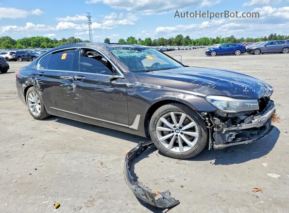 WBA7E4C51HGU99082 2017 BMW 7 SERIES Black Delantero derecho