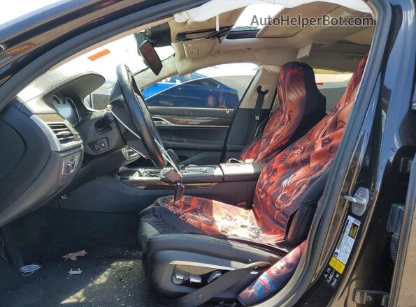 WBA7E4C51HGU99082 2017 BMW 7 SERIES Black Vista interior delantera