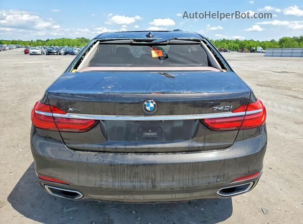 WBA7E4C51HGU99082 2017 BMW 7 SERIES Black Vista trasera