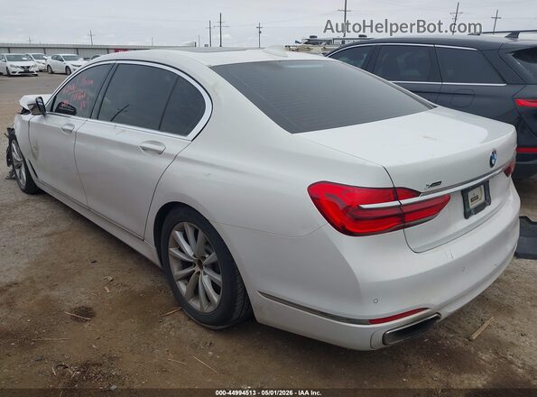 WBA7E4C54HGU99786 2017 BMW 7 SERIES White Задня ліва чверть