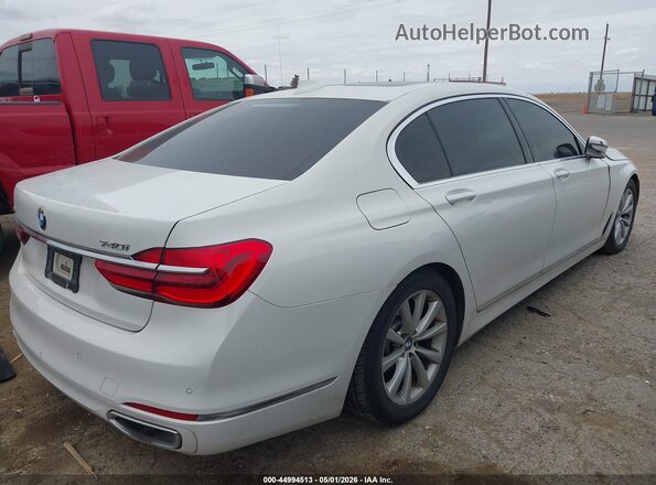 WBA7E4C54HGU99786 2017 BMW 7 SERIES White Задня права чверть
